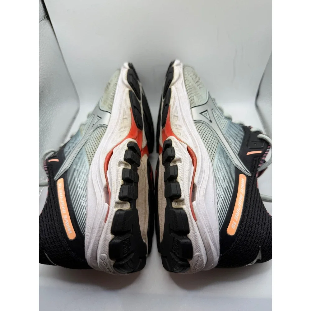 Mizuno Wave Inspire 15 Womens Running Shoes Blue Black Orange J1GD194403 10